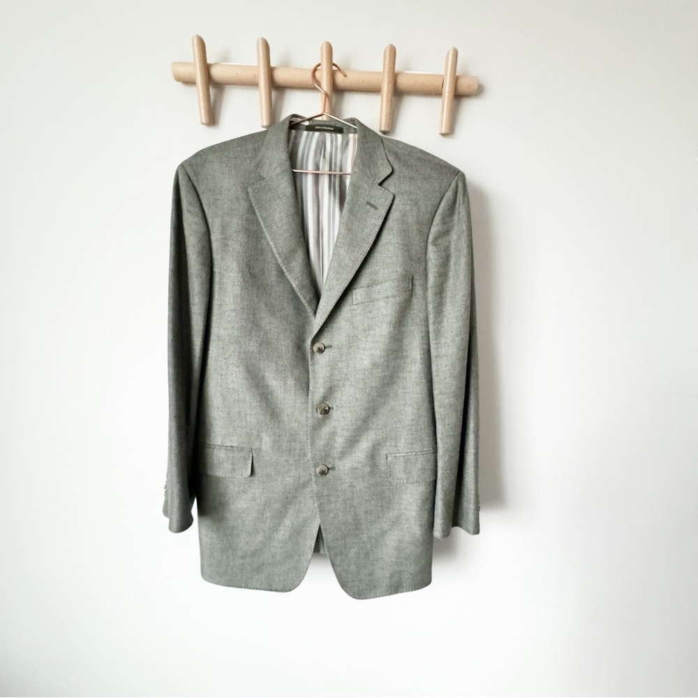 Ermenegildo Zegna Green Wool Blazer